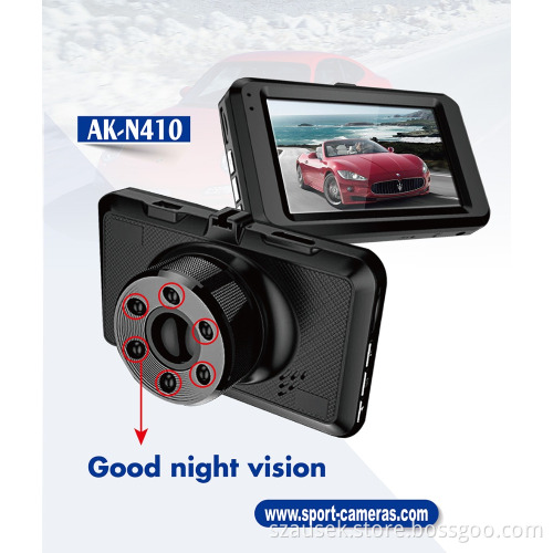 Free sample Zinc alloy wireless car vedio recorder camera rear veiw mirror manual car camera hd dvr